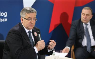 Prezydent Komorowski we Wrocławiu: Mamy złe doświadczenia kłótni o krzesło czy samolot (ZDJĘCIA)